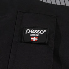 NOVA_J, VESTE D'HIVER IMPERMÉABLE PESSO NOVA, NOIR – JAUNE