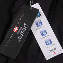 NOVA_J, VESTE D'HIVER IMPERMÉABLE PESSO NOVA, NOIR – JAUNE