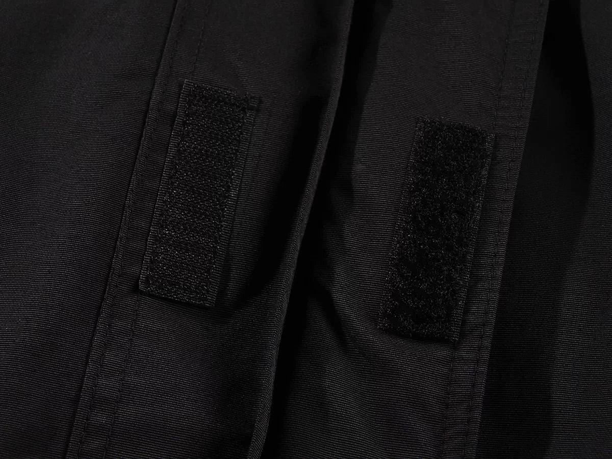 NOVA_OR, VESTE D'HIVER IMPERMÉABLE PESSO NOVA, NOIR ORANGE
