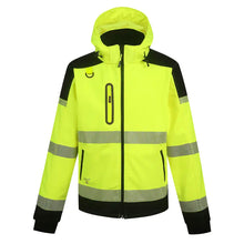 PALERMO_G, VESTE SOFTSHELL HAUTE VISIBILITÉ PESSO PALERMO, JAUNE