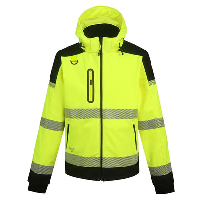 PALERMO_G, VESTE SOFTSHELL HAUTE VISIBILITÉ PESSO PALERMO, JAUNE