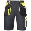 PROWORK STRETCH SHORTS grey - yelow Procera