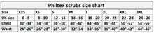 PHILTEX- Poly Cotton Contrast Trim Scrub Top (Sky/Navy)
