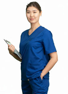 PHILTEX- Poly Cotton Unisex Scrub Top (Royal Blue)