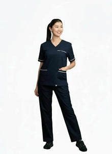 POLO PHILTEX MANCHES COURTES NOIR ET BLEU MARINE
