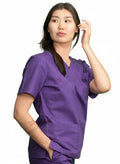 PHILTEX- Poly Cotton Unisex Scrub Top (Purple)