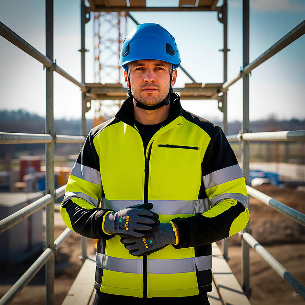 SAFETY HELMET FOR WORKING AT HEIGHT SALLET BLUE