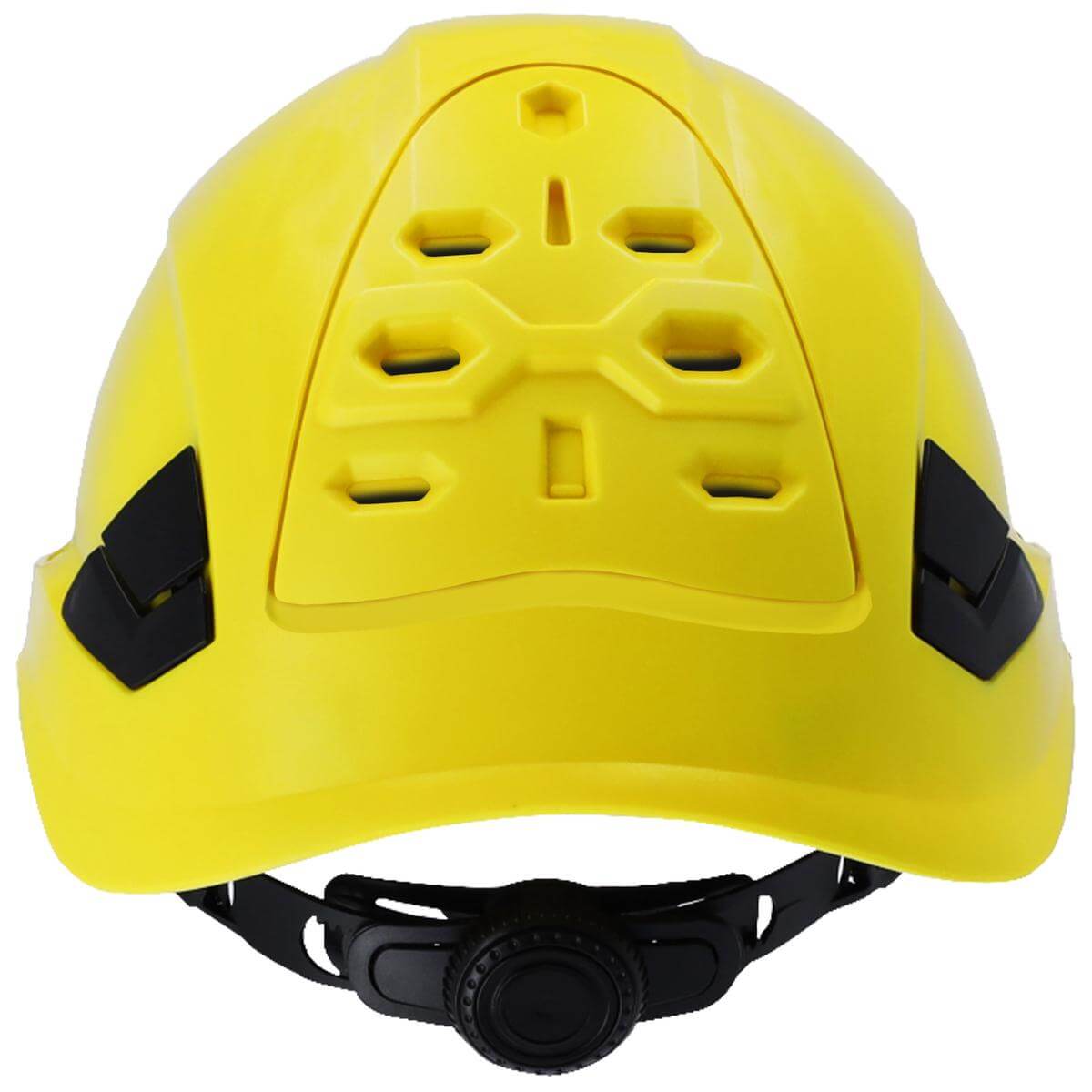SALLET YELLOW SAFETY HELMET FOR WORKING AT HEIGHT