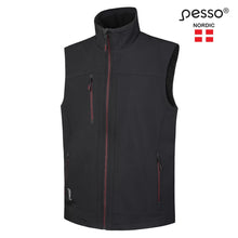 SOFTBLACK, GILET SOFTSHELL PESSO SOFTBLACK, NOIR
