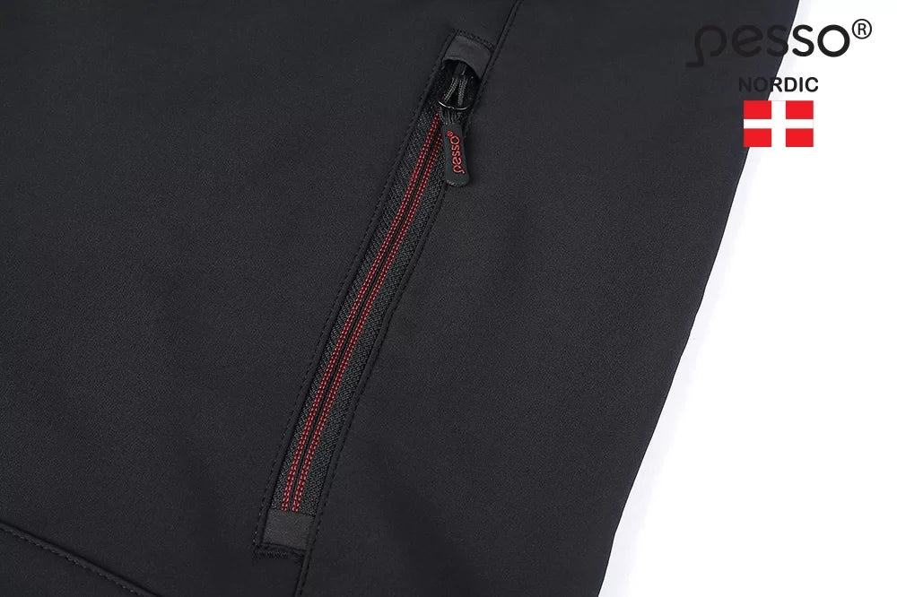 SOFTBLACK, GILET SOFTSHELL PESSO SOFTBLACK, NOIR