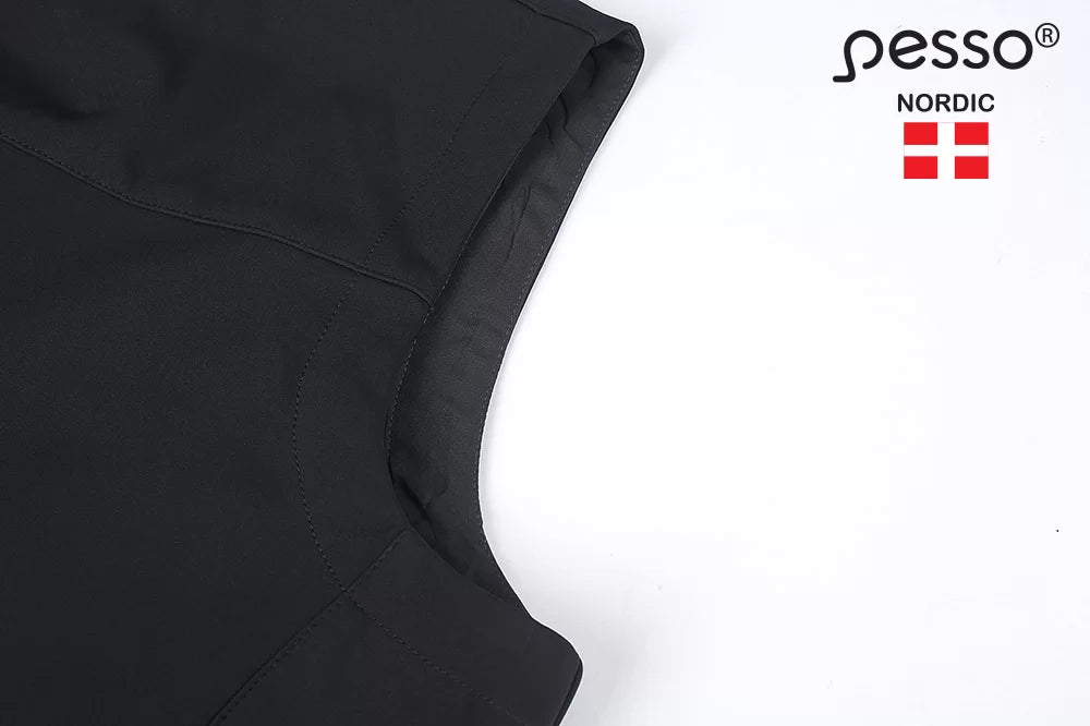 SOFTBLACK, GILET SOFTSHELL PESSO SOFTBLACK, NOIR