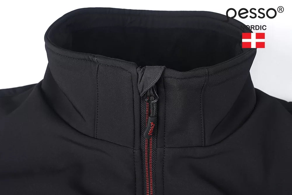 SOFTBLACK, GILET SOFTSHELL PESSO SOFTBLACK, NOIR
