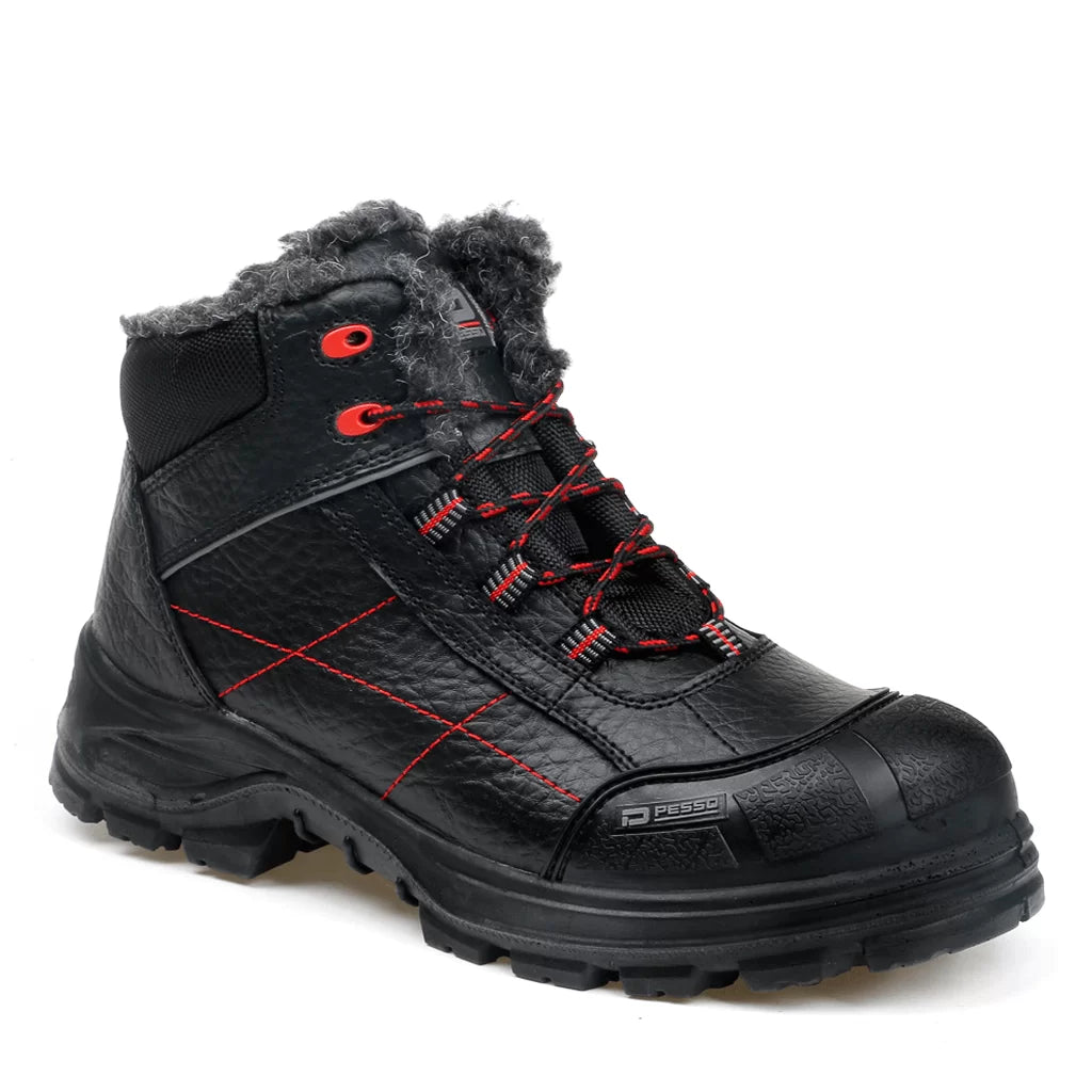 BOTTES DE SÉCURITÉ D'HIVER EN CUIR NATUREL ARCTIC PESSO S3