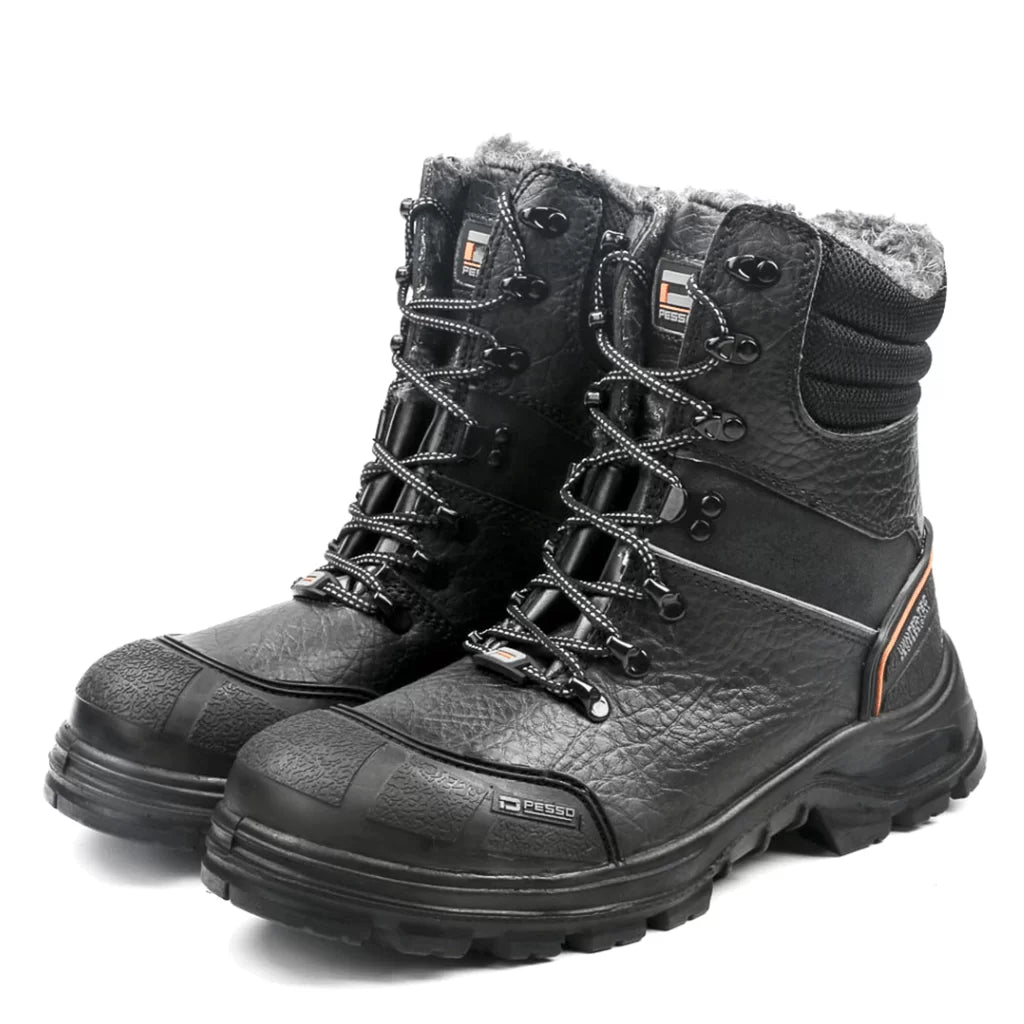 POLARIS, CHAUSSURES DE SÉCURITÉ HIVER EN CUIR NATUREL PESSO S3