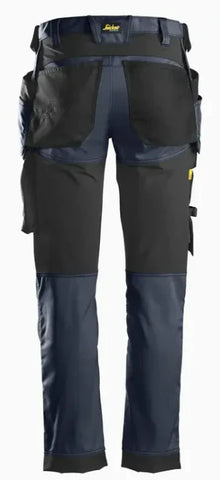 SNICKERS 6241 Stretch Trousers Holster Pockets Slim Fit