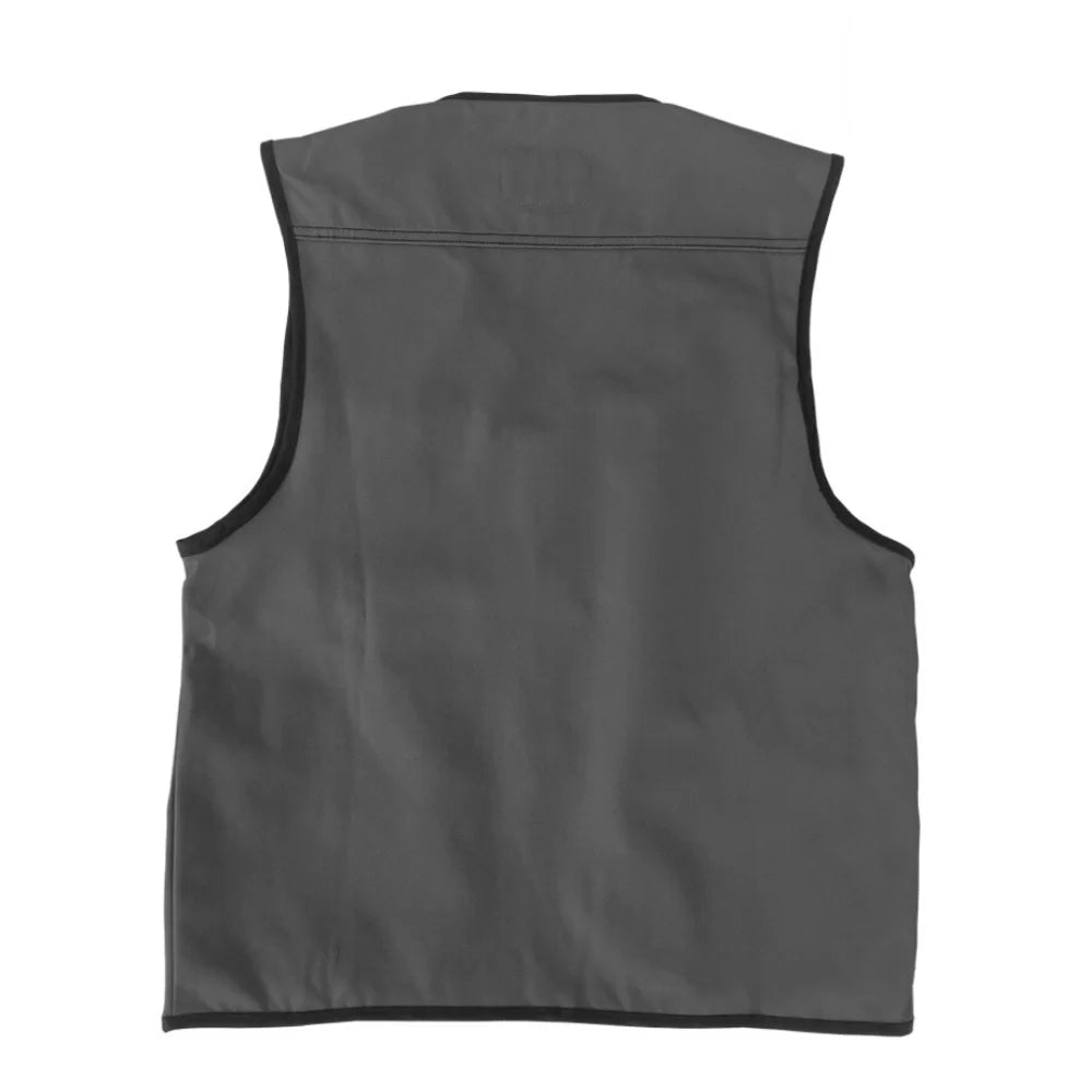 DICP, GILET DE TRAVAIL EN TOILE PESSO, GRIS