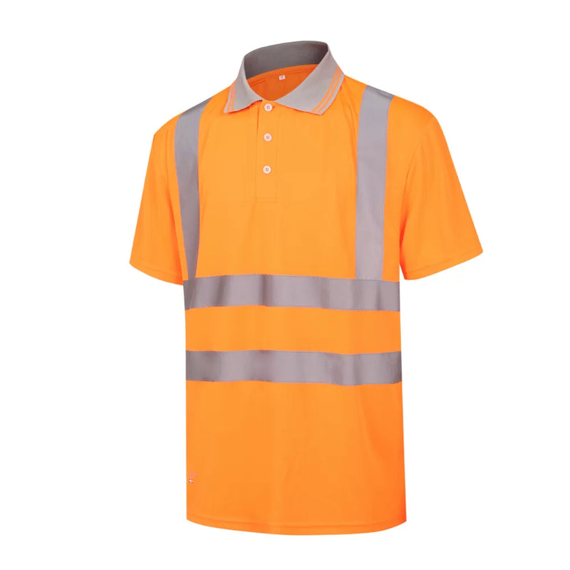 HVP_OR, POLO HAUTE VISIBILITÉ PESSO HVP, ORANGE