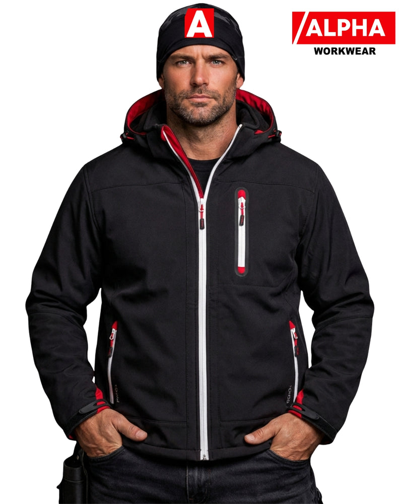 ACROPOLIS, VESTE SOFTSHELL PESSO, NOIR