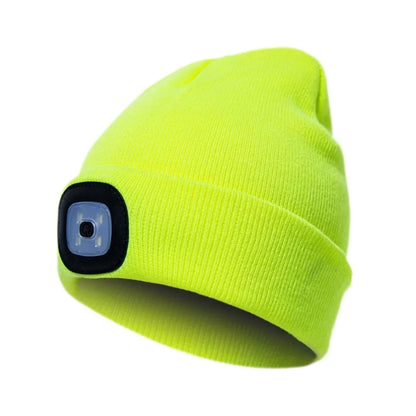 KLED, BONNET AVEC LUMIÈRE LED RECHARGEABLE PAR USB PESSO NORDIC