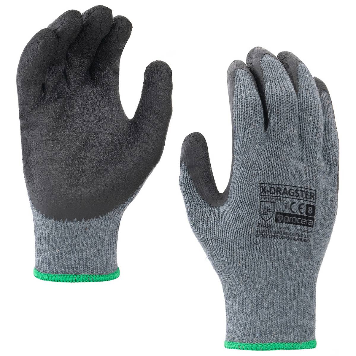 X-DRAGSTER LATEX-COATED PROTECTIVE GLOVES