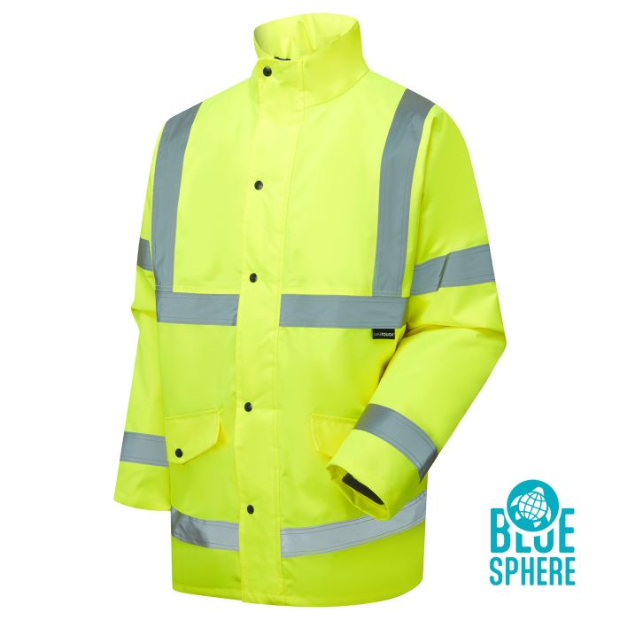 SHV-0564 Supertouch Eco Hi Vis Winter Padded Yellow Parka