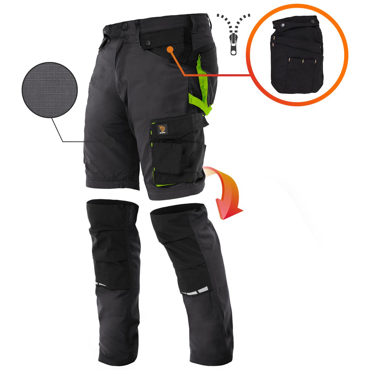 ZEUS GRAY MULTIFUNCTIONAL TROUSERS