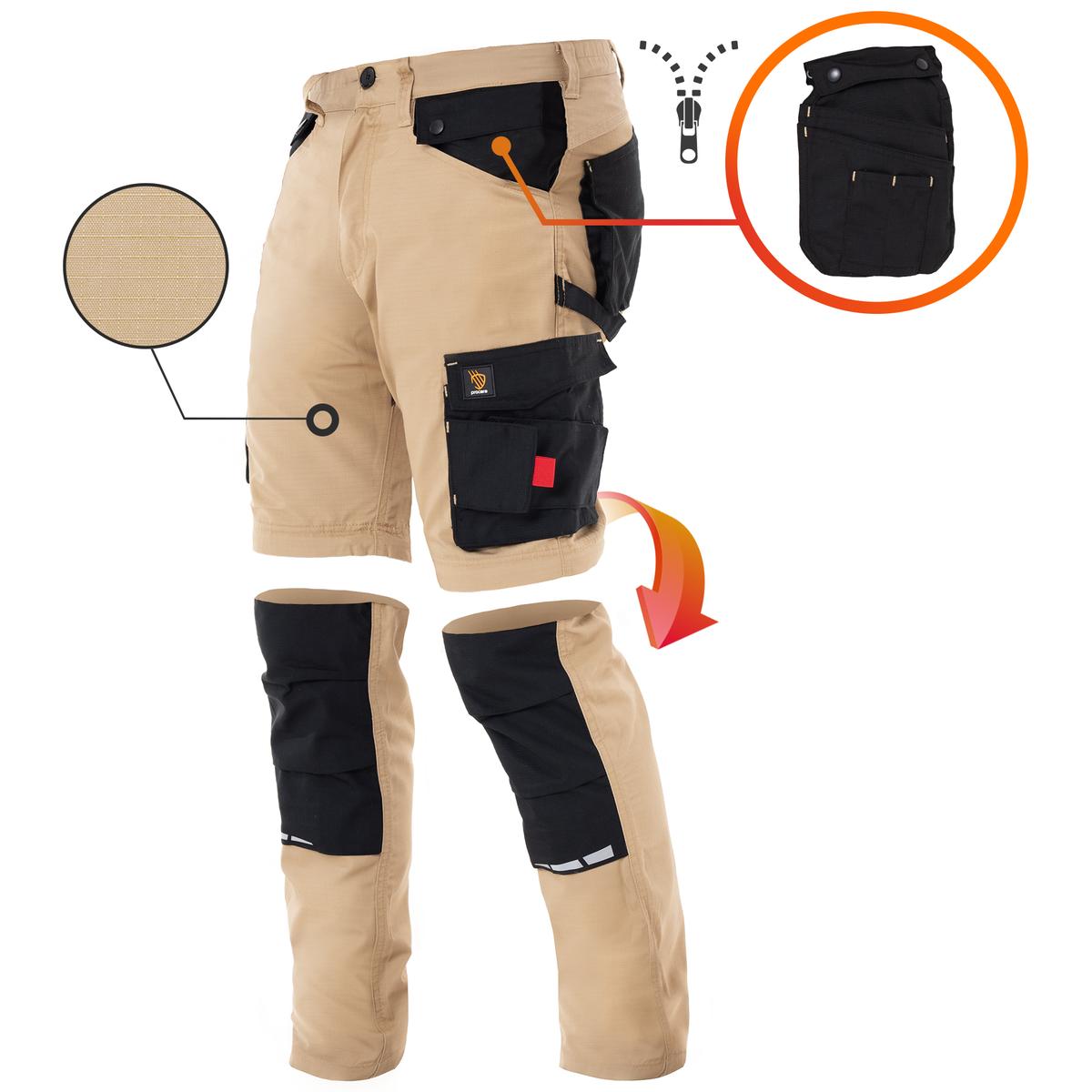 ZEUS KHAKI MULTIFUNCTIONAL TROUSERS