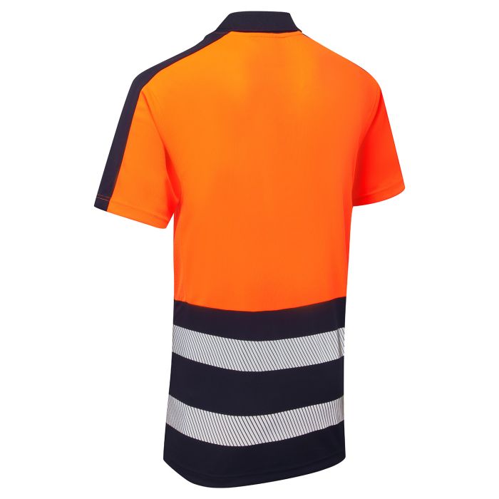 SHV-303D Supertousch Essentials Hi-Vis Eco Coolair Orange Polo Shirt