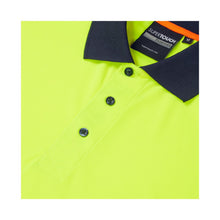 SHV-303D Supertousch Essentials Hi-Vis Eco Coolair Yellow/Navy Polo Shirt