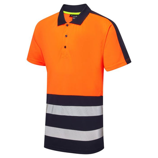 SHV-303D Supertousch Essentials Hi-Vis Eco Coolair Orange Polo Shirt