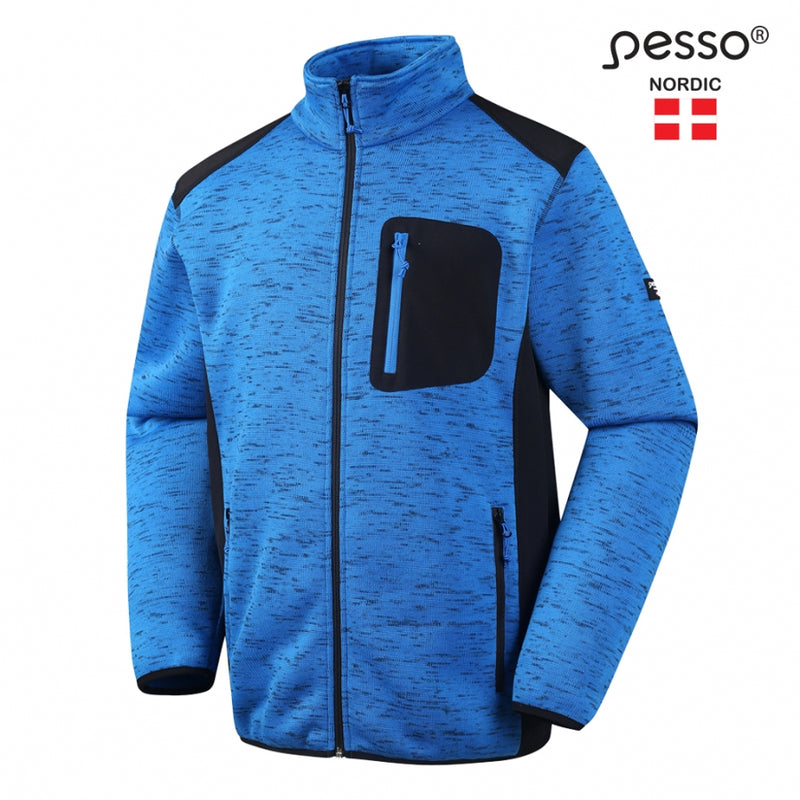 FLORENCE_M, VESTE POLAIRE CHAUDE À FERMETURE ÉCLAIR PESSO FLORENCE, BLEU