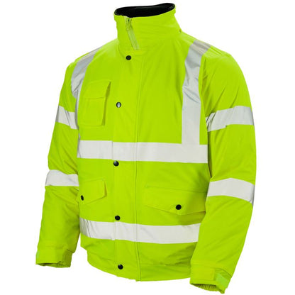 3724 Stormflex® Hi Vis Yellow PU Bomber Jacket