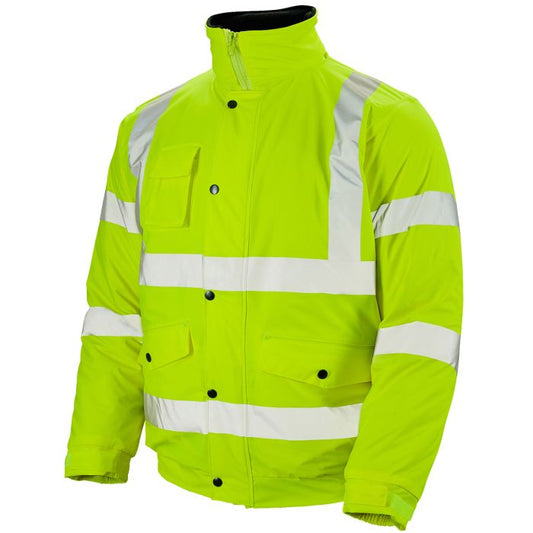 3724 Stormflex® Hi Vis Yellow PU Bomber Jacket
