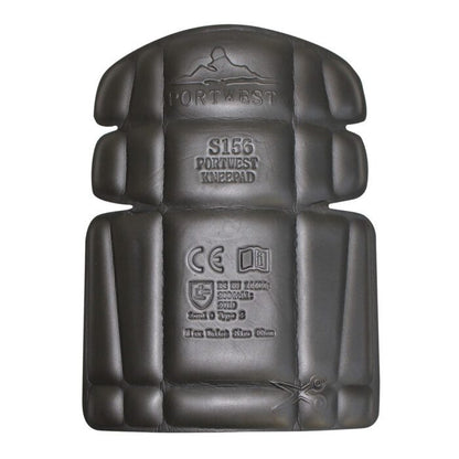 S156 Black Trouser Knee Pads Portwest