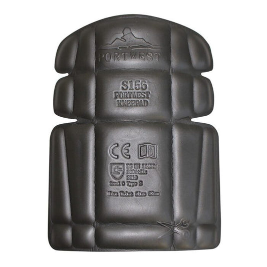 S156 Black Trouser Knee Pads Portwest
