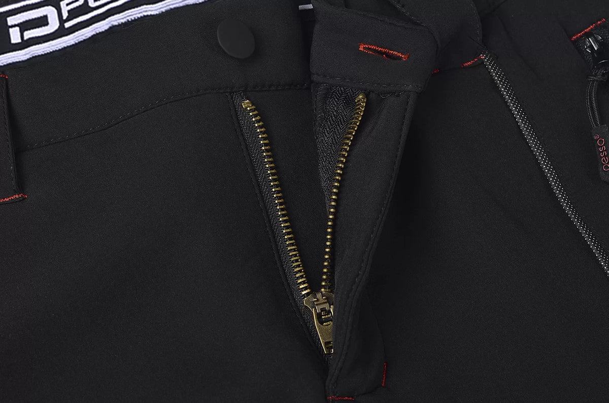 NEBRASKA_J, SOFTSHELL PANTS PESSO NEBRASKA, BLACK