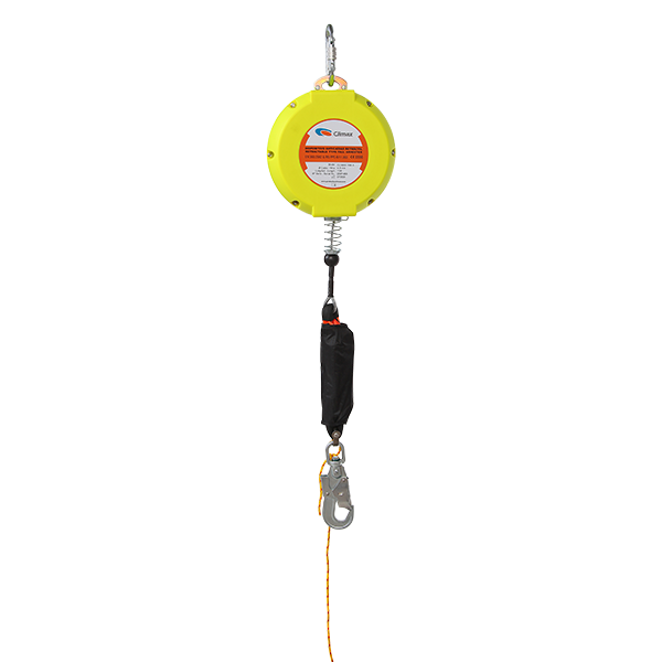 Retractable fall arrester, cable type  10 M, Climax