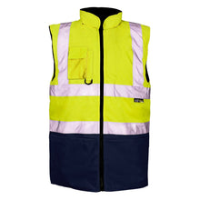 SHV-1014 HV 2-Tone Bodywarmer – Yellow/Navy