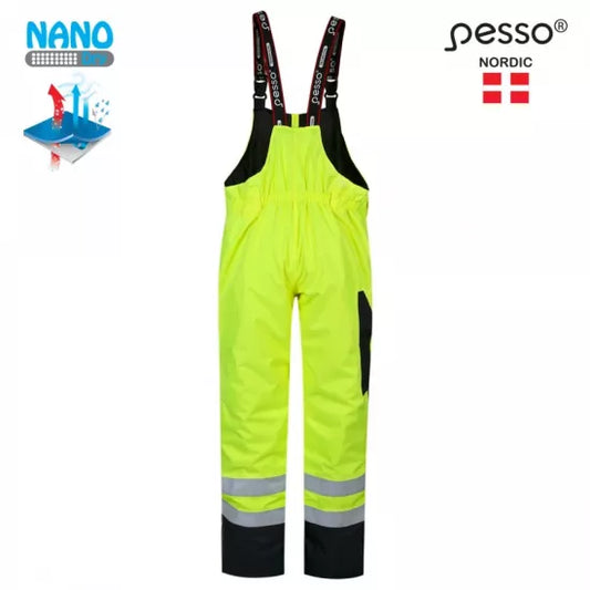 MONTANA, WATER-REPELLENT DUNGAREES PESSO MONTANA, HI-VIS