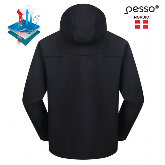 ATLANTA_B, SoftShell Jacket Pesso ATLANTA, black