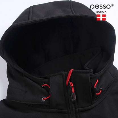 ATLANTA_B, SoftShell Jacket Pesso ATLANTA, black