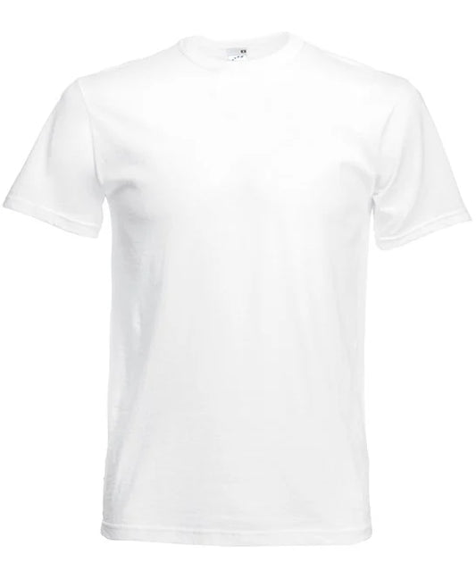 SS048, RAL T-shirt , Fruit of the Loom, Original Tee White