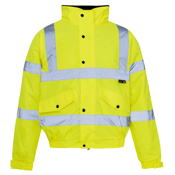3684 Supertouch Hi Vis Yellow Standard Storm Bomber Jacket