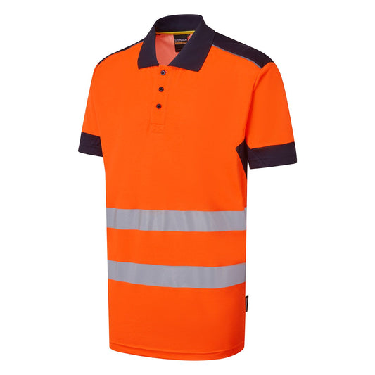 SYH-304D HV System Eco Two Tone Polo (ORANGE)