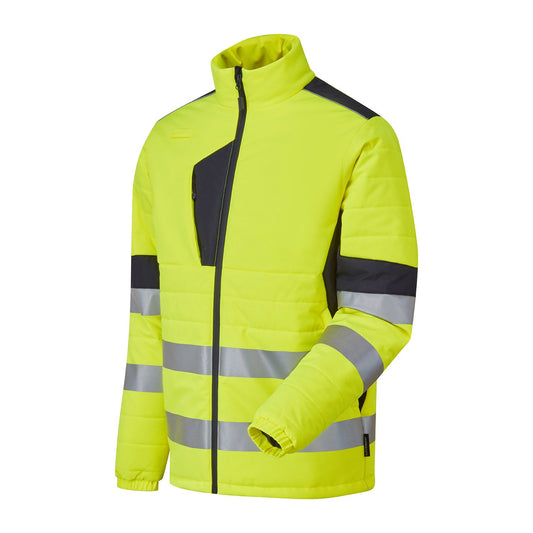 SYH-058C HV System Eco Two Tone Thermal Baffle Jacket (YELLOW)