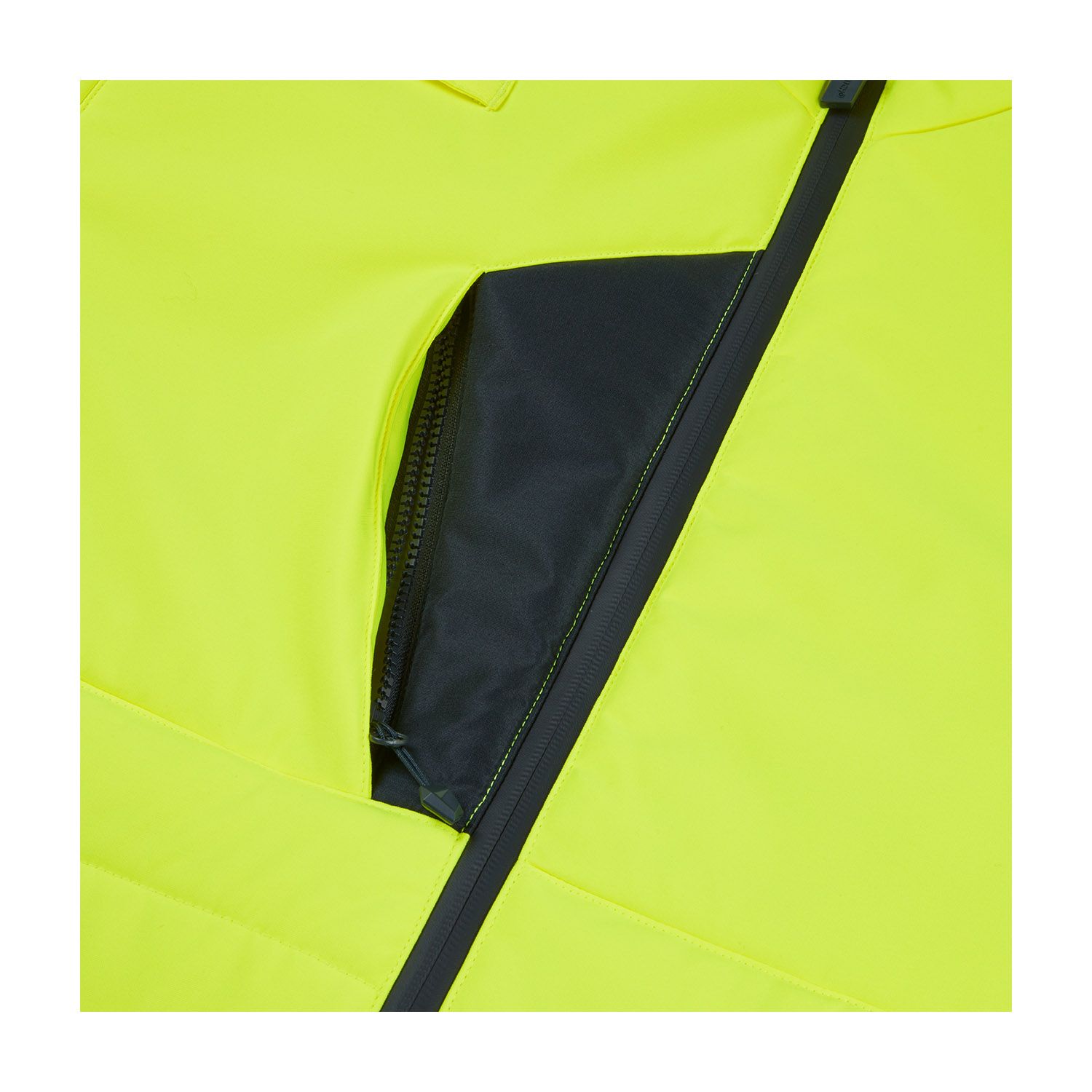 SYH-058C HV System Eco Two Tone Thermal Baffle Jacket (YELLOW)