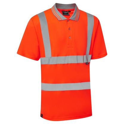 SHV-3028 Eco Hi Vis Orange Polo Shirt (Orange)