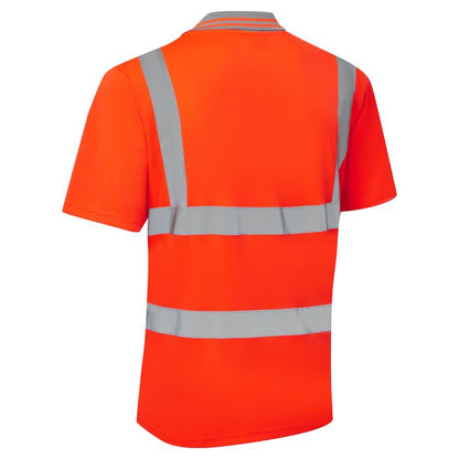 SHV-3028 Eco Hi Vis Orange Polo Shirt (Orange)