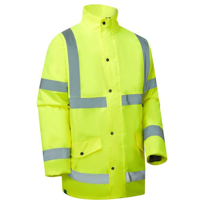 SHV-0564 Supertouch Eco Hi Vis Winter Padded Yellow Parka