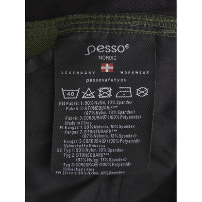 KD185_OG, Workwear trousers Pesso Nexus Flexpro 185, Olive Green